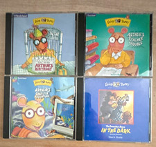 Broderbund Living Books 4 CD Lot: Arthur's Birthday, Teacher Trouble +2 picture