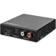 StarTech HD202A 4K HDMI Audio Extractor HDR Toslink RCA Black picture