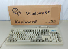Vintage Lite-On Keyboard 5 Pin DIN SK-1100CW GYUR26SK Wired Membrane w/Box picture