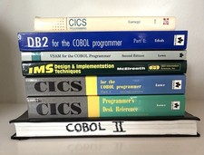 Vintage IBM Mainframe Programming Book Lot COBOL CICS DB2 VSAM IMS 7 Books picture