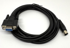 DB9 9 Pin Male to Mini Din 8 Pin Male Connector Cable Converter 2.8M 2 Pcs picture