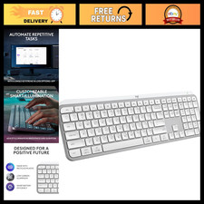 Wireless Low Profile Keyboard - Fluid & Precise Typing - Pale Grey Color picture