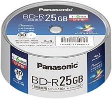 Panasonic 6x BR Disc Single Side 1-Layer 25GB 30-Spindles LM-BRS25MP30 DVD Japan picture