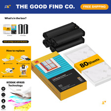 4x6” Photo Printer Cartridge Refill, 80 Sheets for Dock Plus & Era Models picture