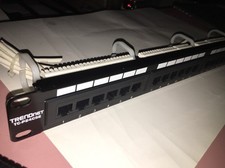 TRENDnet TC-P24C5E 24-Port Cat5e Network Unshielded Patch Panel Cat5 5e 24 picture