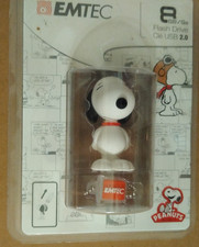Emtec 8 Gig Snoopy Flash Thumb Drive In Original Package, Never Opened picture