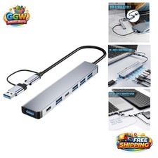 Compact Aluminum 7-in-1 USB Hub - Fast Data Transfer & Broad Compatibility picture