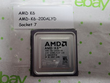 Vintage AMD K6 AMD-K6-200ALYD 2.9V Core/3.3V Processor picture