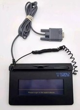 Topaz SigLite 1x5 T-S460-B-R Signature Capture Pad w/ Stylus - 9 PIN Connector picture