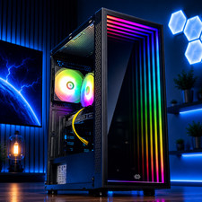 Custom RGB Gaming Desktop PC Intel Core i7 3.40 32GB 1TB SSD Nvidia RTX 5060 picture