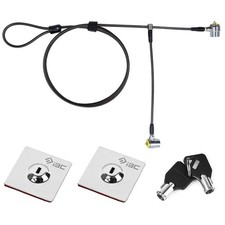 Laptop Lock, Combination Security Lock Cable with Keys and Anchor Plate, Anti... picture