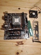 MSI A68HM GRENADE Socket FM2 Motherboard, AMD A6-8hm 3.7GHZ CPU, 8GB DDR3 . picture