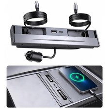 USB Hub for Tesla Model 3 Highland 2024-2026 Model Y Juniper 2025-2026 picture