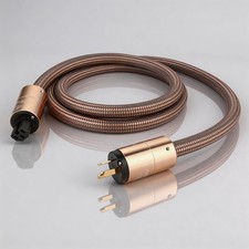 5N Audio OFC US/EU HiFi Audio Power Cable Audiophile Schuko Main Supply Cord picture