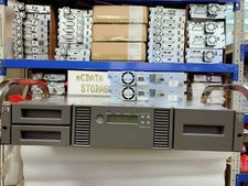 HP MSL2024 LTO5 ULTRIUM 3000 FC TAPE LIBRARY BL542A WITH 2 LTO5 FC HH DRIVE picture