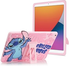 Lilo and Stitch iPad 9th Generation Case - Shockproof Silicone Tablet Cover with picture