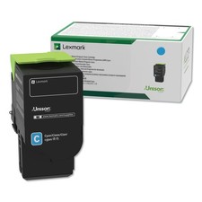 Lexmark 78C10C0 Return Program Toner, 1400 Page-Yield, Cyan picture