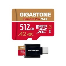 [5-Yrs Free Data Recovery] GIGASTONE 512GB Micro SD Card with USB 3.2 Type C ... picture