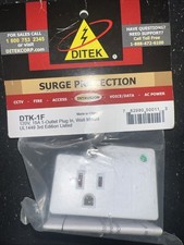 Ditek DTK-1F Single Outlet 120VAC Surge Protective Device New, Factory Packaging picture