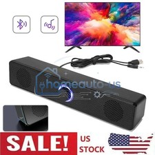 Stereo Bass Sound Computer Speakers 3.5mm USB Wired Soundbar for Desktop Laptop picture