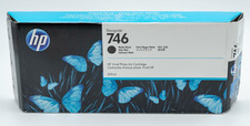GENUINE HP 746 300-ml Matte Black DesignJet Ink Cartridge, P2V83A , Exp 03/2023 picture