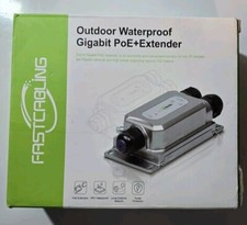 FASTCABLING Industrial Outdoor PoE Extender 2 Port, Repeat 328ft PoE for... picture