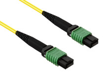 7m MTP MPO Trunk Fiber Cable OS2 12 Fiber Single Mode Type B APC Plenum picture