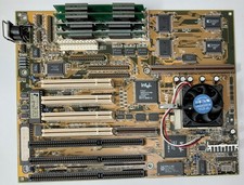 ASUS P/I-P55TP4N Socket 7 ISA Retro Motherboard + Intel Pentium 100MHz + 32MB RAM picture