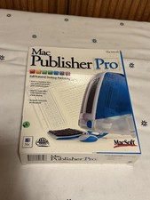 Vintage Mac Publisher Pro PC Software W/ Box picture