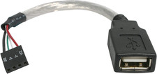 Startech USB a to USB Motherboard 4-Pin Header F/F 2.0 Cable, 6