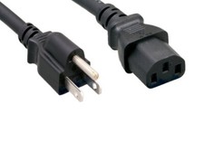 3' AC Power Cord for Dell PowerSwitch N3200-ON N3048P N3048EP-ON N3048ET-ON picture