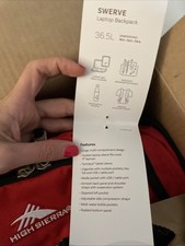 High Sierra Swerve Laptop Backpack, Crimson/Black picture