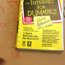 IDG Books The Internet For Dummies Quick Reference 4th Edition Manual, English picture