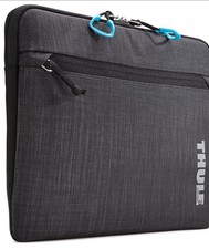 THULE Stravan Laptop MacBook Tablet iPad Sleeve Bag Zip Gray Travel 15 Inch New  picture