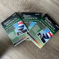 New Matte Special Moments Photo Paper For Ink Jet Printers 20 Sheets 4 x 6 Inch picture