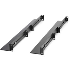 StarTech 1U 4-Post Rack Rails, 19in, 24-36in, 200lb/90kg, Cold-Rolled Steel, Bla picture