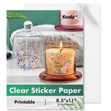 KIT Koala Transparent Sticker Paper for Inkjet + Self-Adhesive Laminating Sheets picture