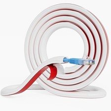Cable Hider Raceway Kit 39 inch Silicone TV Cord Cover Wall Mount White Indoor picture