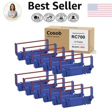 High Quality 12 Pack Star Printer Ribbons SP-700 RC700 with Sealed Protection picture
