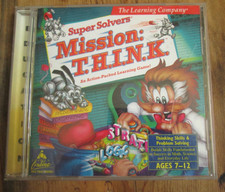 Super Solvers Mission Think 1997 PC CD-ROM Game The Learning Company Ages 7-12 picture