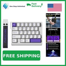MERAYLAX One-Hand Mechanical Gaming Keyboard, White picture