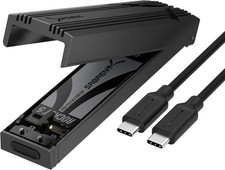 SABRENT USB-C NVMe Enclosure & Reader, M.2 PCIe 10Gbps Only, CHARCOAL picture