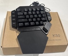 USB Wired One Hand Mechanical Gaming Keyboard Model K50 picture