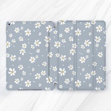 Daisy Flowers Pale Blue Case Botanical For iPad 10.2 Air 13 11 Pro 12.9 13 Mini picture