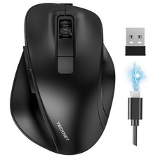 Wireless mouse, Bluetooth mouse, rechargeable, 4800 DPI, quiet mouse, comp picture