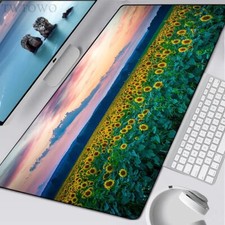 70x30CM Sunflowers Beautiful Nature Landscape Large Keyboard Computer Mouse Pad picture
