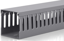2 Inch H x 2 Inch W Cable Raceway 66 Inch Length Grey Under Desk Wire Management picture