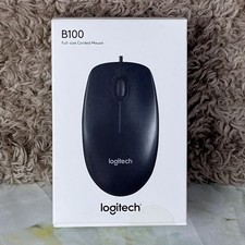 Logitech B100 (910-001439) Optical USB Mouse New In Box Sealed picture