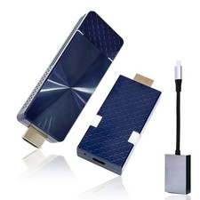 GKCast Wireless HDMI Transmitter & Receiver, Plug & Play Screen GREY picture