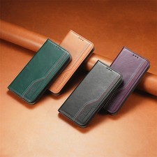 Leather Magnetic Wallet Cover Case For Honor 600 400 200 100 90 70 X70 Magic 7 8 picture